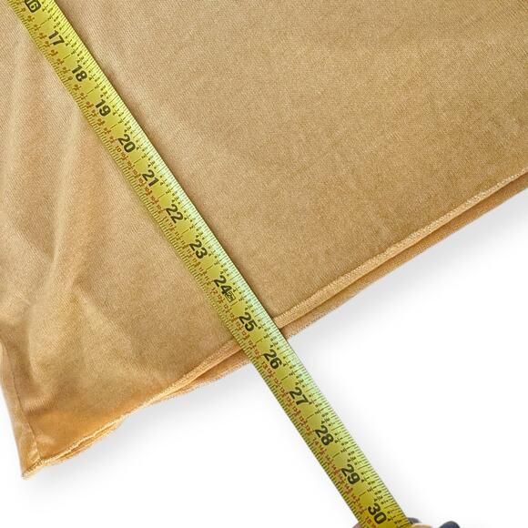 TEMPO PARIS Women’s Lightweight Scoop Neckline Sweater In Mustard XL - Picture 9 of 11